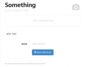 The sidebar for an element in Kumu.