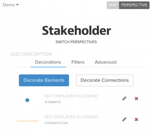 The basic "decorations" editor in this perspective's sidebar.